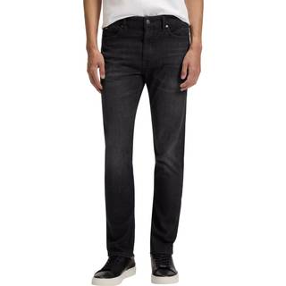 BOSS Black Herren Jeans schwarz Slim Fit