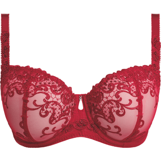 Fantasie Portia balconette BH, rød, Størrelse: 85F, Dame