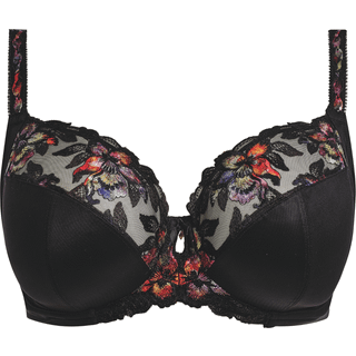 Fantasie Magdalena BH med bøjle, sort, Størrelse: 85F, Dame