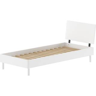 Enkeltseng i bøg 90 x 200 cm – Forrest, hvidlakeret