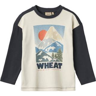 WHEAT Kid's L/S Beck Longsleeve Børn størrelse 140 farve beige