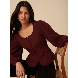 Nobody's Child Nobodys Child Red Edie Blouse