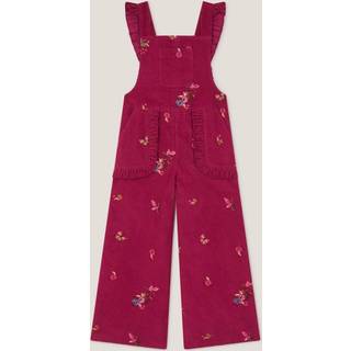 Monsoon Monsoon Red Embroidered Corduroy Dungarees