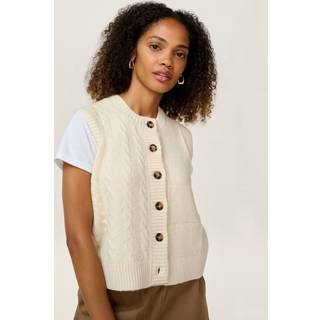 Omnes Omnes Matilda Mixed Cable Knit Vest