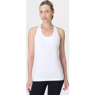 Sweaty Betty Sweaty Betty White Athlete Seamless Workout Tank Top