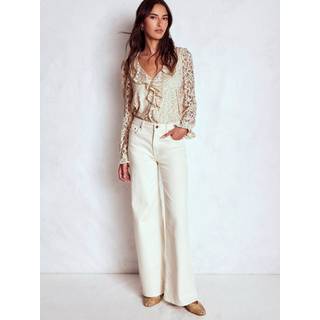 Boden Boden bluse med flæsedetalje og blonde