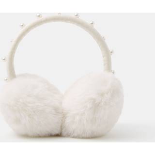 Angels By Accessorize Angels By Accessorize Natural Girls Pearl Embellished Earmuffs