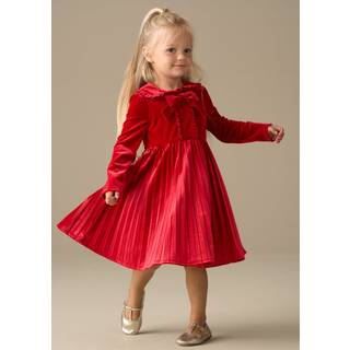 Angel & Rocket Angel & Rocket Charlotte Red Velvet Bow Dress - 6268cm
