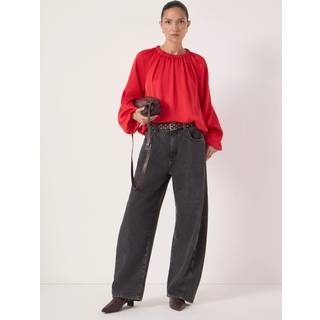 Hush Hush Satin Top Med Boblekant