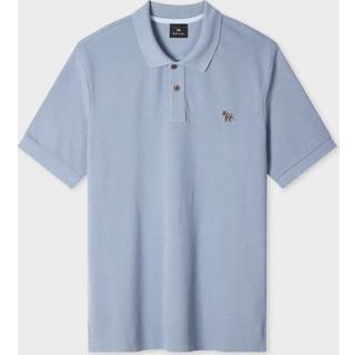 Paul Smith Zebra Logo Badge Polo T Shirt Blue