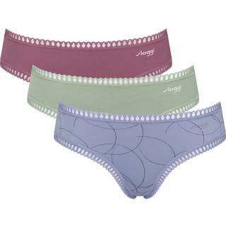 Sloggi 3-pak GO Crush Hipster Briefs - Blue/Pink - Medium
