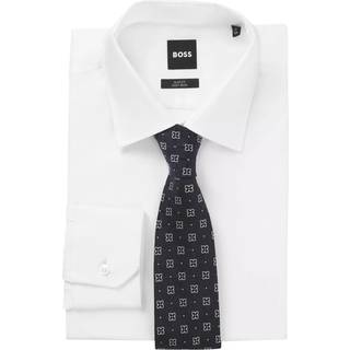 Slips i silkeblanding med mønster