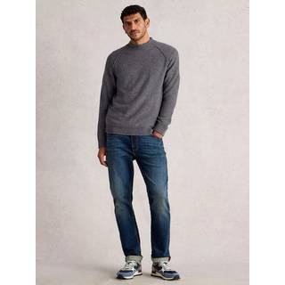 White Stuff White Stuff Grey Milton Lambswool Mock Neck Jumper