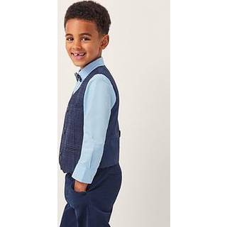 Monsoon Monsoon Blue Three-Piece Oliver Check Waistcoat & Shirt Set