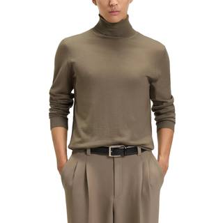 BOSS Black Herren Pullover beige unifarben