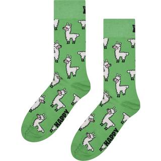 Happy Socks Lama Sock - Green Pattern - Str 41/46