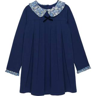 Trotters London Trotters London Blå Violet Kjole med Pie Crust - 92cm (2 år)
