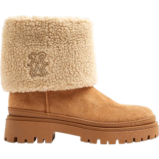 River Island River Island Broderet Teddystof-manchet-støvler