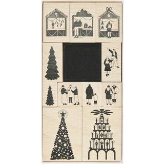 Stempelset Weihnachtsmarkt