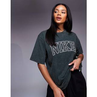 Nike Nike Green Oversized Graphic Print Logo T-Shirt