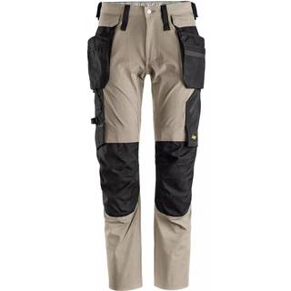 Snickers 6208 litework, buks+ med aftagelige hylsterlommer khaki/sort 148