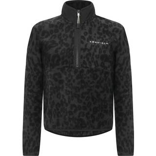 Thermal Half Zip Fleece W Grey Leo Print (S)