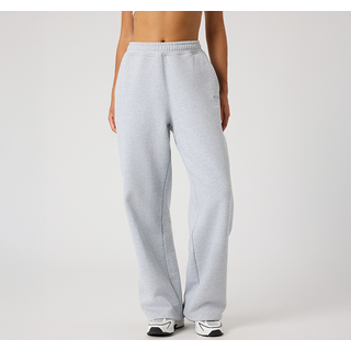 Björn Borg Women's Studio Oversized Straight Pants Light Grey Melange, L