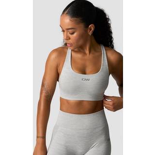 Smooth Seamless Sports Bra Light Grey Melange