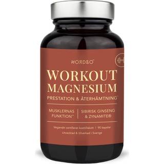 NORDBO Workout Magnesium | 90 kapsler