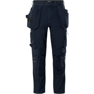 Fristads 133443 Håndværker stretch bukser 2596 LWS / Arbejdsbukser Mørk Marine C46