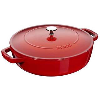 Staub Sauterpander Sautepande Chistera 24 cm, Støbejern