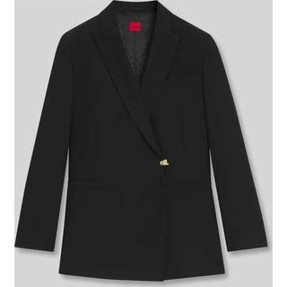 Taljeret regular fit blazer med slå om-design foran
