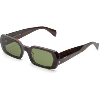 Retrosuperfuture Unisex ST6 L'ALTRO HAVANA Solbriller Acetat Havana Grøn Firkantet Normal
