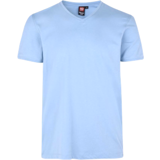 PRO Wear 0372 CARE T-shirt | V-hals-Lys blå-XS
