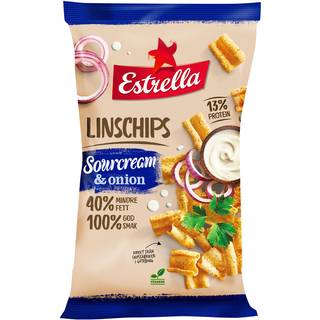 Estrella 2 x Linsechips Sourcream &amp; Onion