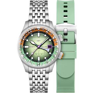 Spinnaker Bradner GMT Automatic Spongebob Squarepants Bubbly Grins Limited Edition SP-5162-33 - Herre - 42 mm - Analog - Automatisk - Safirbelagt Mineralglas