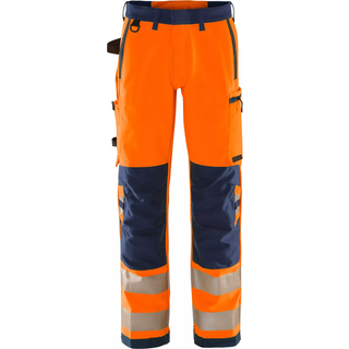 Fristads 134189 HiVis Green stretchbukser klasse 2 2645 GSTP / Arbejdsbukser Hi-Vis Orange/Marine C46