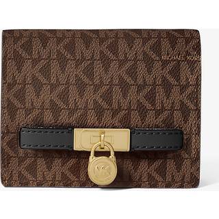 MK Hamilton Moderne Small Signature Logo Wallet - Brown - Michael Kors - ONE SIZE