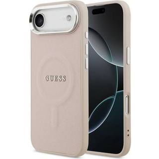 iPhone Air Guess Saffiano Hybrid Cover - MagSafe Kompatibel - Pink