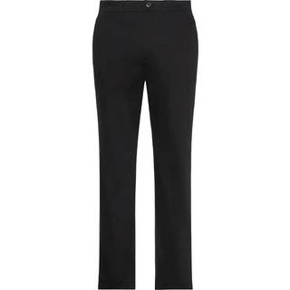 Slim Sateen Chino Trouser - Black - 4030