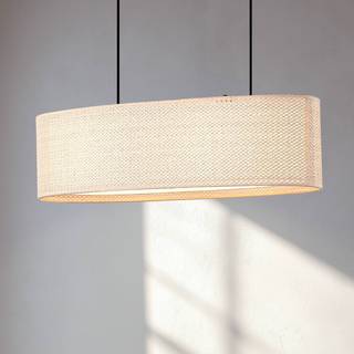 Lindby - Soula hængelampe, beige, 78 cm, plast, E27