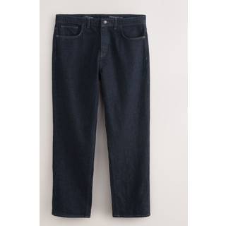 Next Dark Indigo Rinse Straight Fit Vintage Wash Denim Jeans