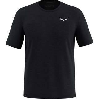 Salewa Eagle Minilogo Alpine Merino T-Shirt Merino-shirt Herrer størrelse 52 farve black