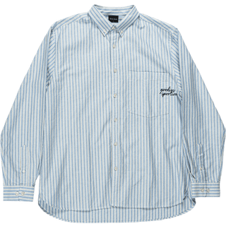 Goodies Sportiv BB OXFORD SHIRT BLUE/WHITE - L