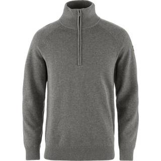 Fjällräven Övik Lite Half Zip Uldsweater Herrer størrelse L farve grå