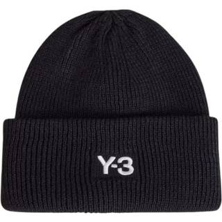 Y-3 klassisk strikket hue - Black - 1 størrelse
