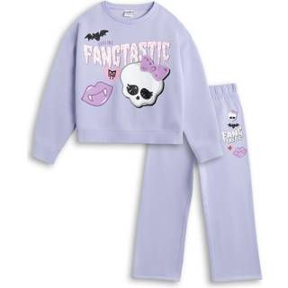 Vanilla Underground Vanilla Underground Purple Monster High Sweatshirt and Joggers Set