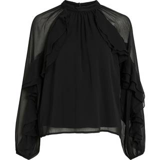 Vibinna Højhalset Top Med Lange Ærmer