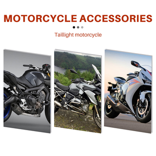 Motorcykel integreret LED baglygte blinklys klart til MT-09 FZ-09