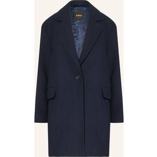 Frakke med blazer-look i en uldblanding